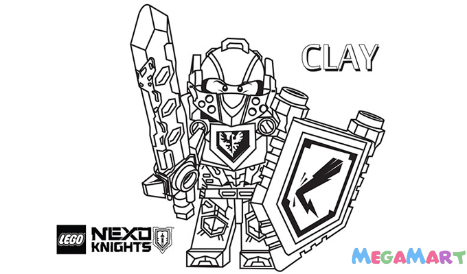 Lego Nexo Knights Phiên Bản Tranh Tô Màu