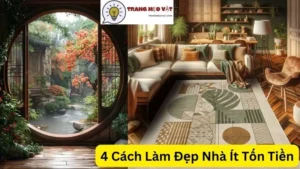 4 Cách Làm Đẹp Nhà Ít Tốn Tiền: Bí Quyết Trang Trí Tiết Kiệm