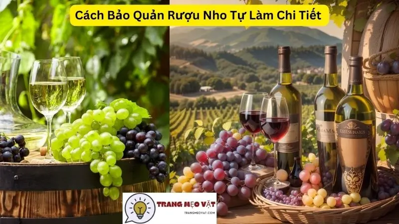 Cách Bảo Quản Rượu Nho Tự Làm Chi Tiết